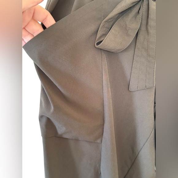 Athleta Skyline Tapered FeatherWeight stretch  Pants Tie Waist Brown Size 4 - Picture 9 of 9